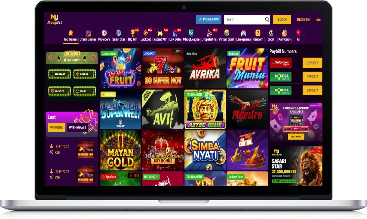 MbogiBet Kenya platform on mobile